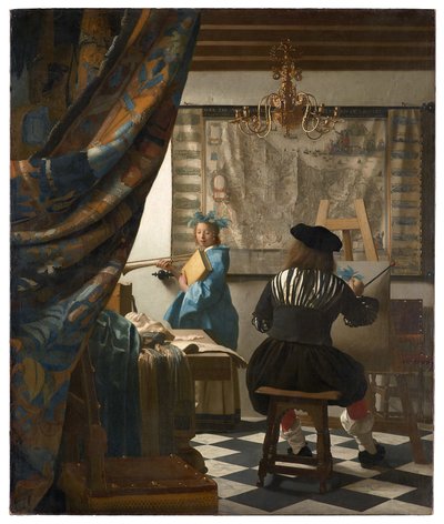 The Allegory of Painting by Jan Vermeer van Delft